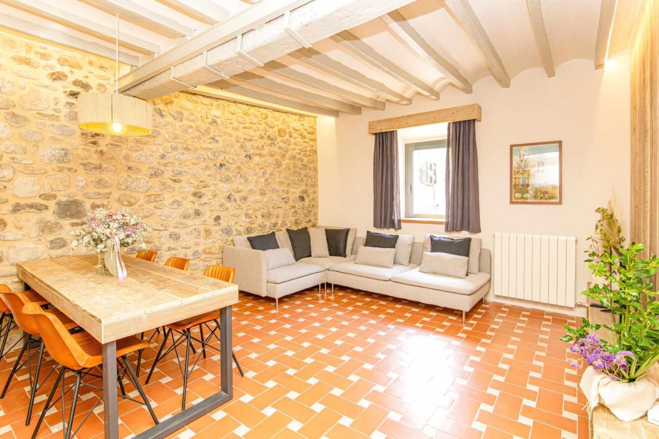 El Molino De Besalu Casa Con Jardin Villa Kültér fotó
