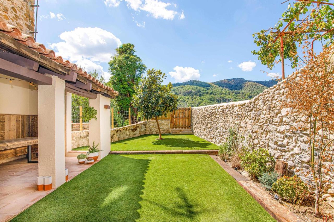 El Molino De Besalu Casa Con Jardin Villa Kültér fotó