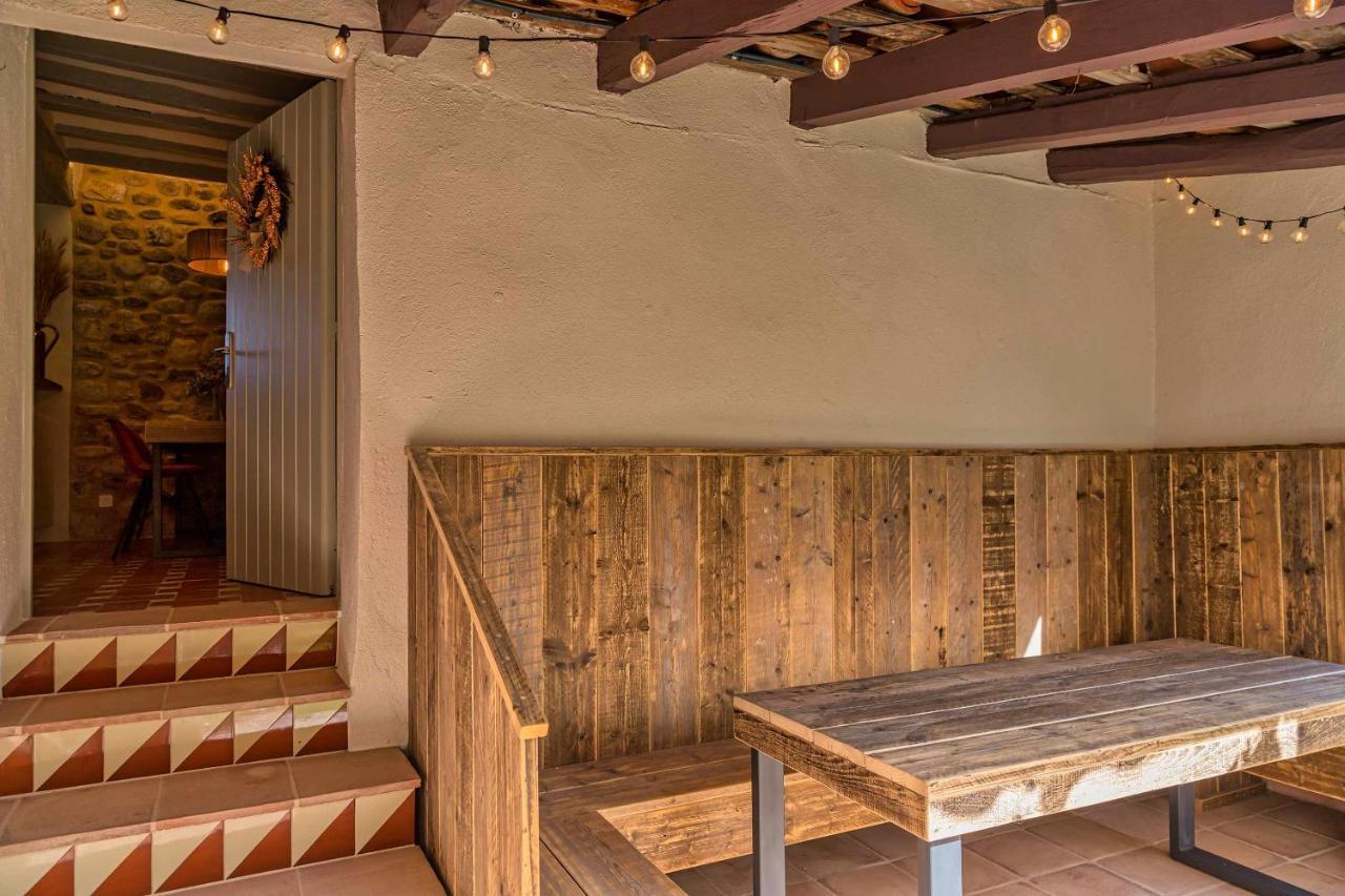 El Molino De Besalu Casa Con Jardin Villa Kültér fotó