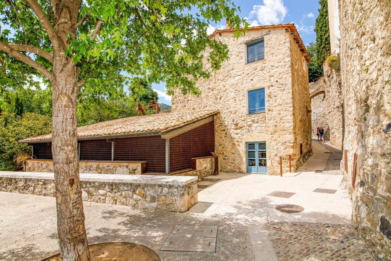 El Molino De Besalu Casa Con Jardin Villa Kültér fotó